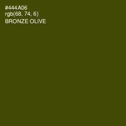 #444A06 - Bronze Olive Color Image